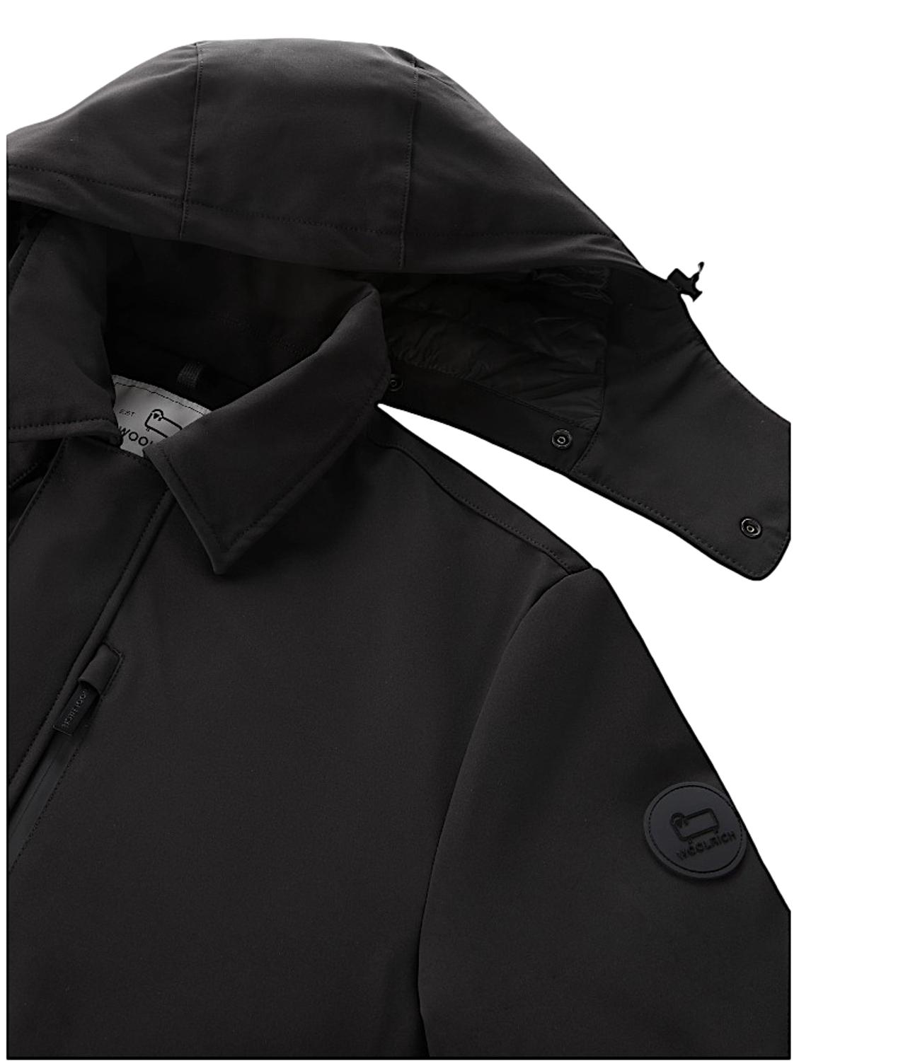Parka SOFT SHELL BARROW MAC COAT Nero