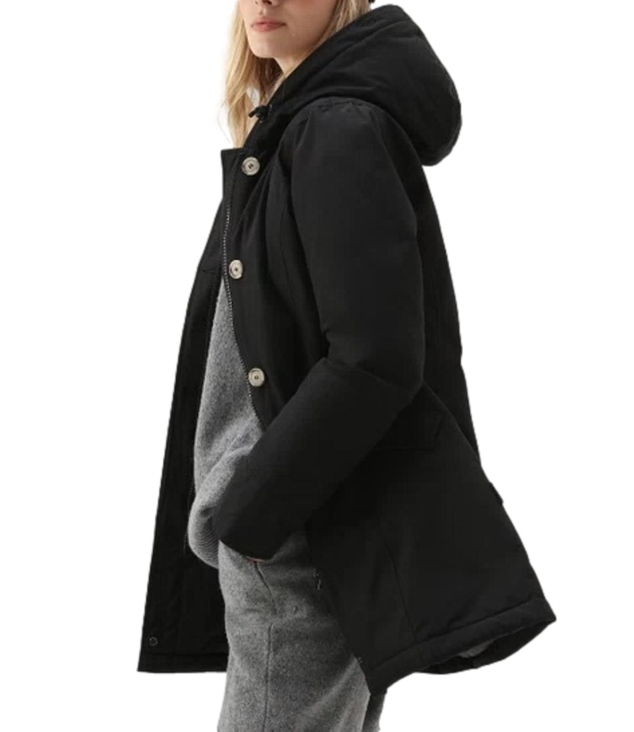 Giubbino Artic Raccoon Parka donna nero