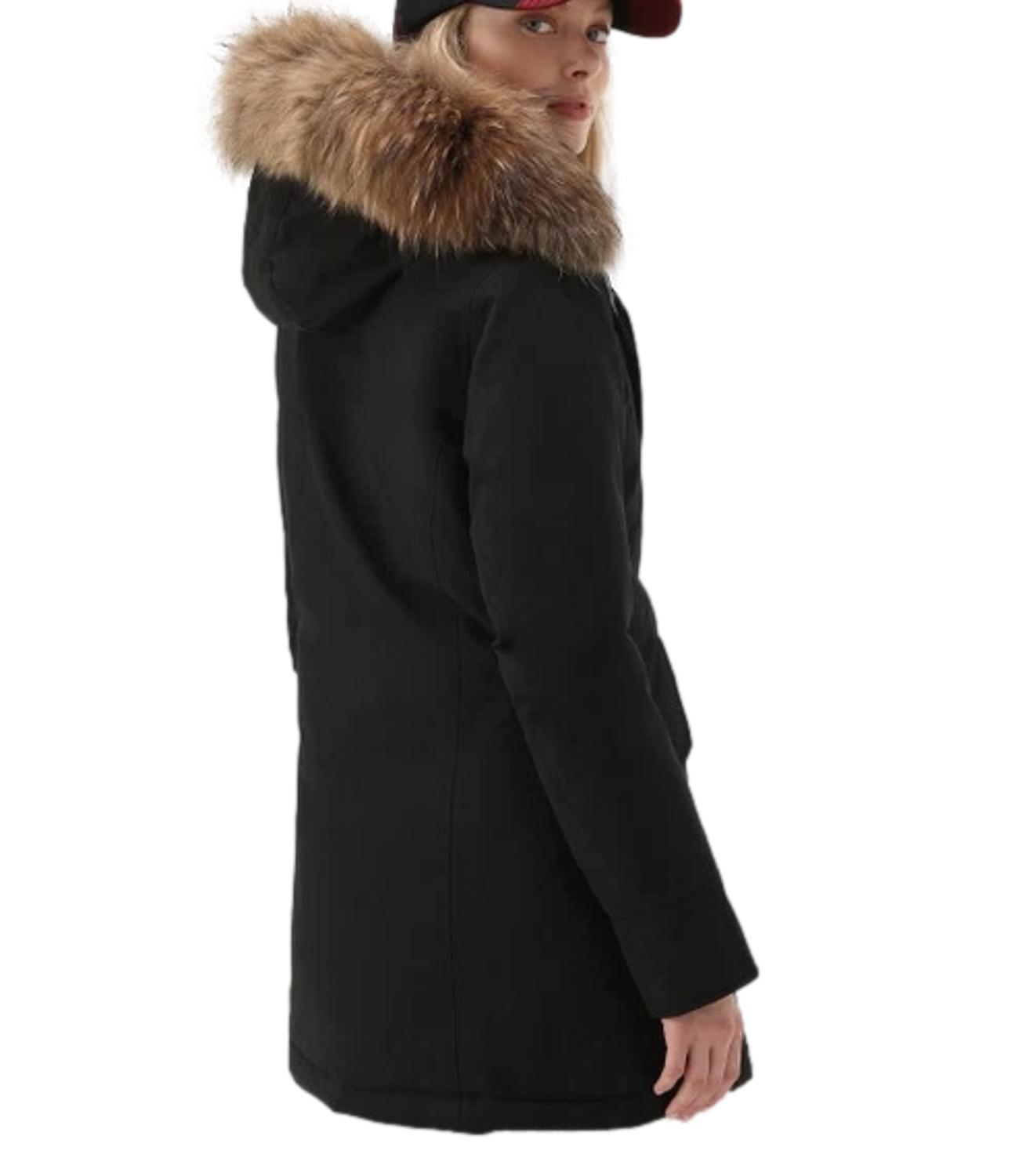 Giubbino Artic Raccoon Parka donna nero