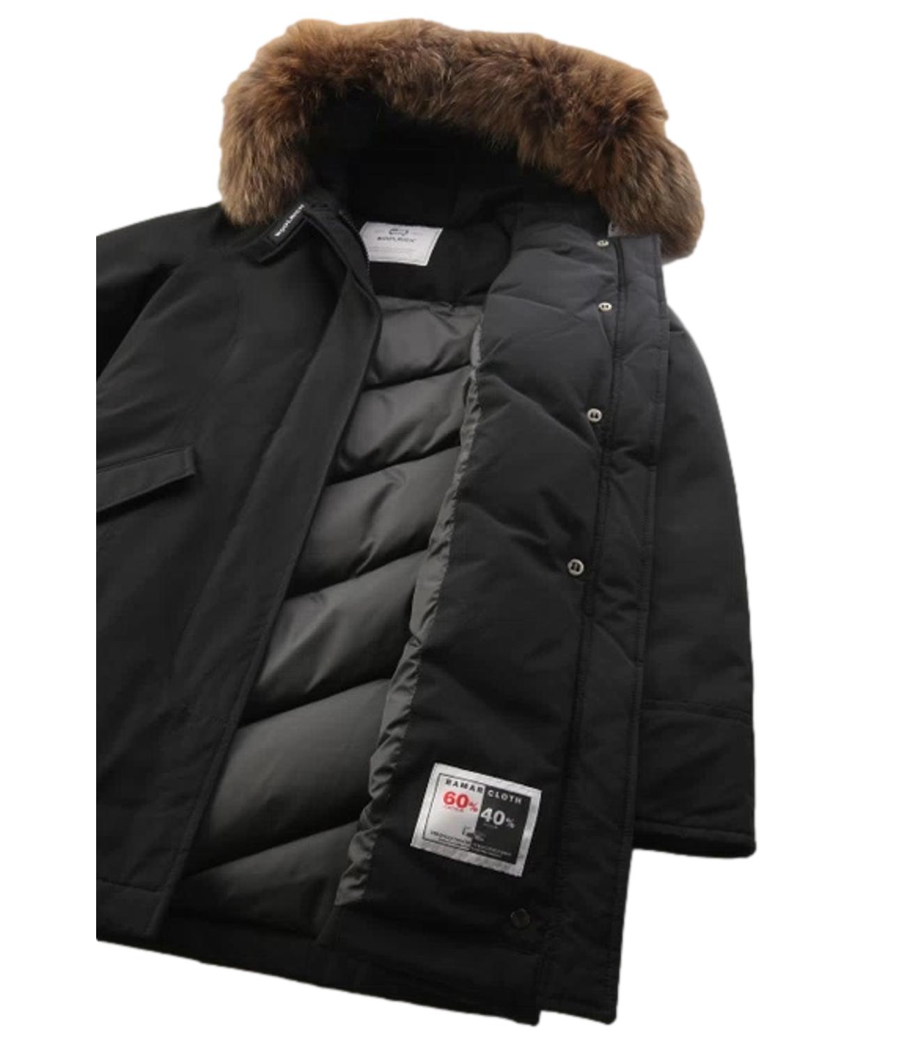 Giubbino Artic Raccoon Parka donna nero