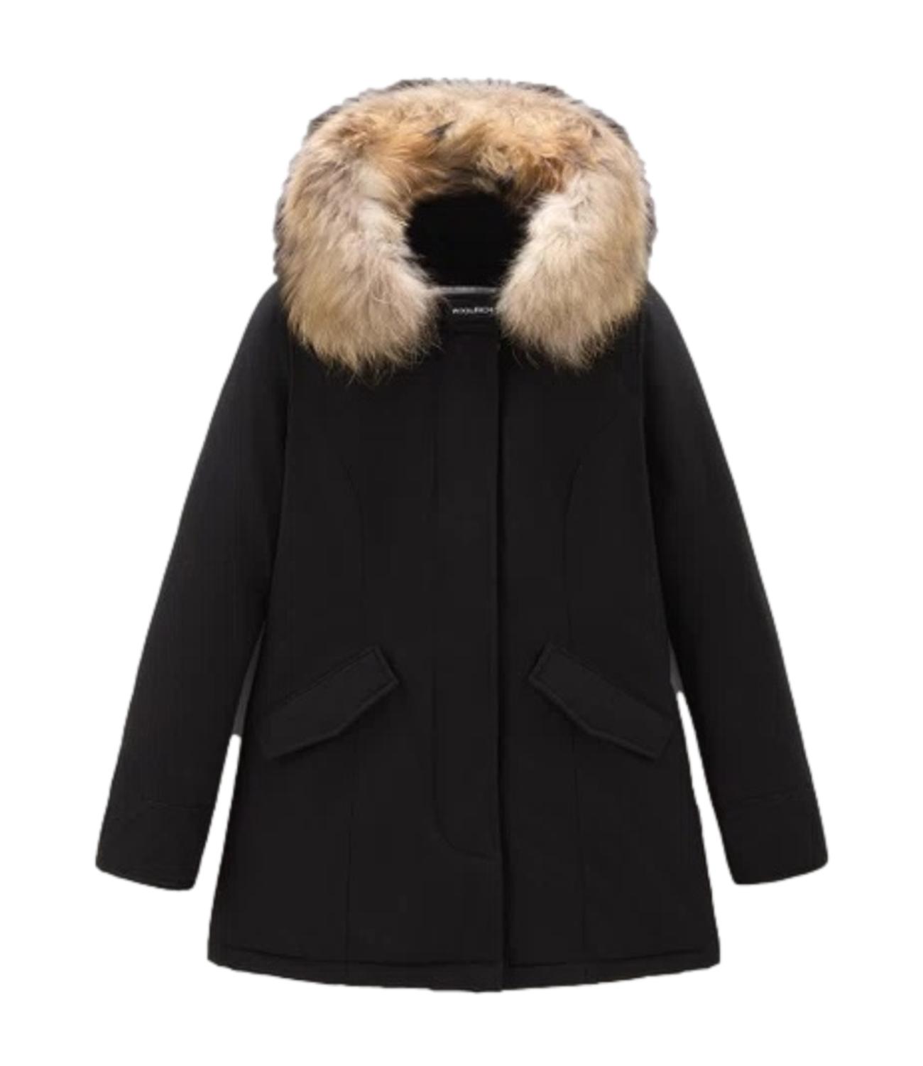 Giubbino Artic Raccoon Parka donna nero