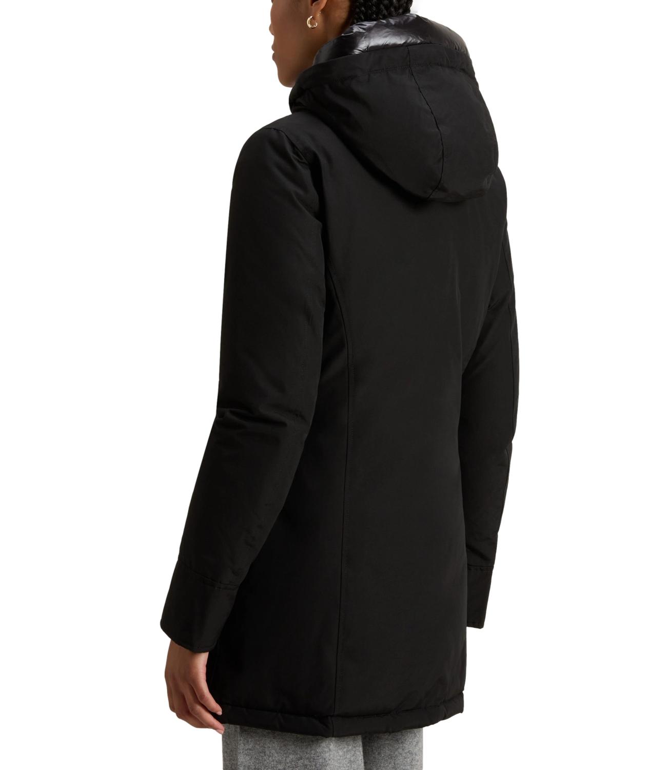 ARCTIC PARKA nero con cappuccio