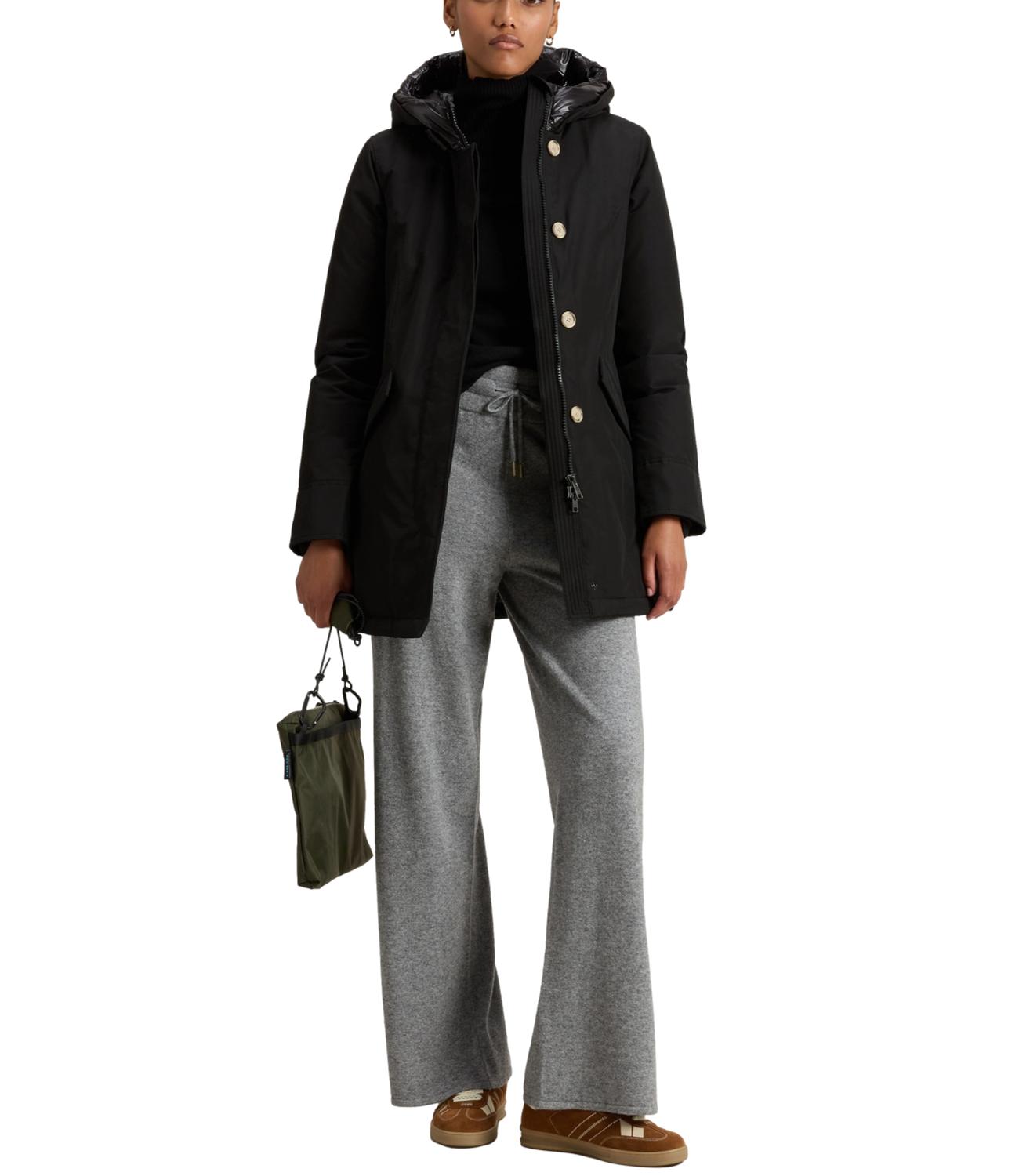 ARCTIC PARKA nero con cappuccio