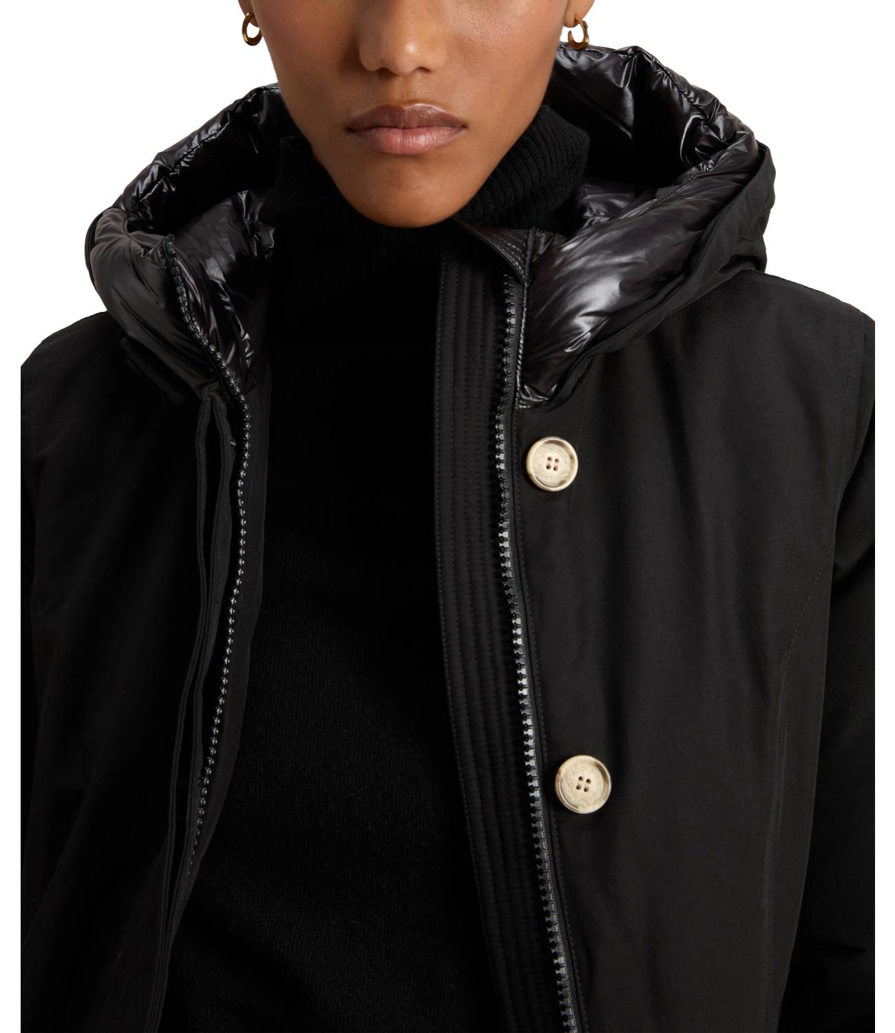 ARCTIC PARKA nero con cappuccio