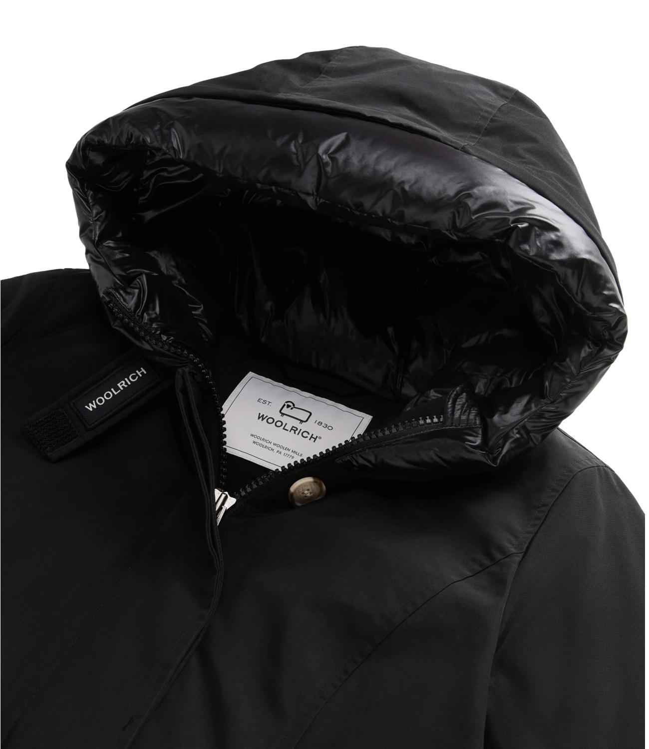ARCTIC PARKA nero con cappuccio