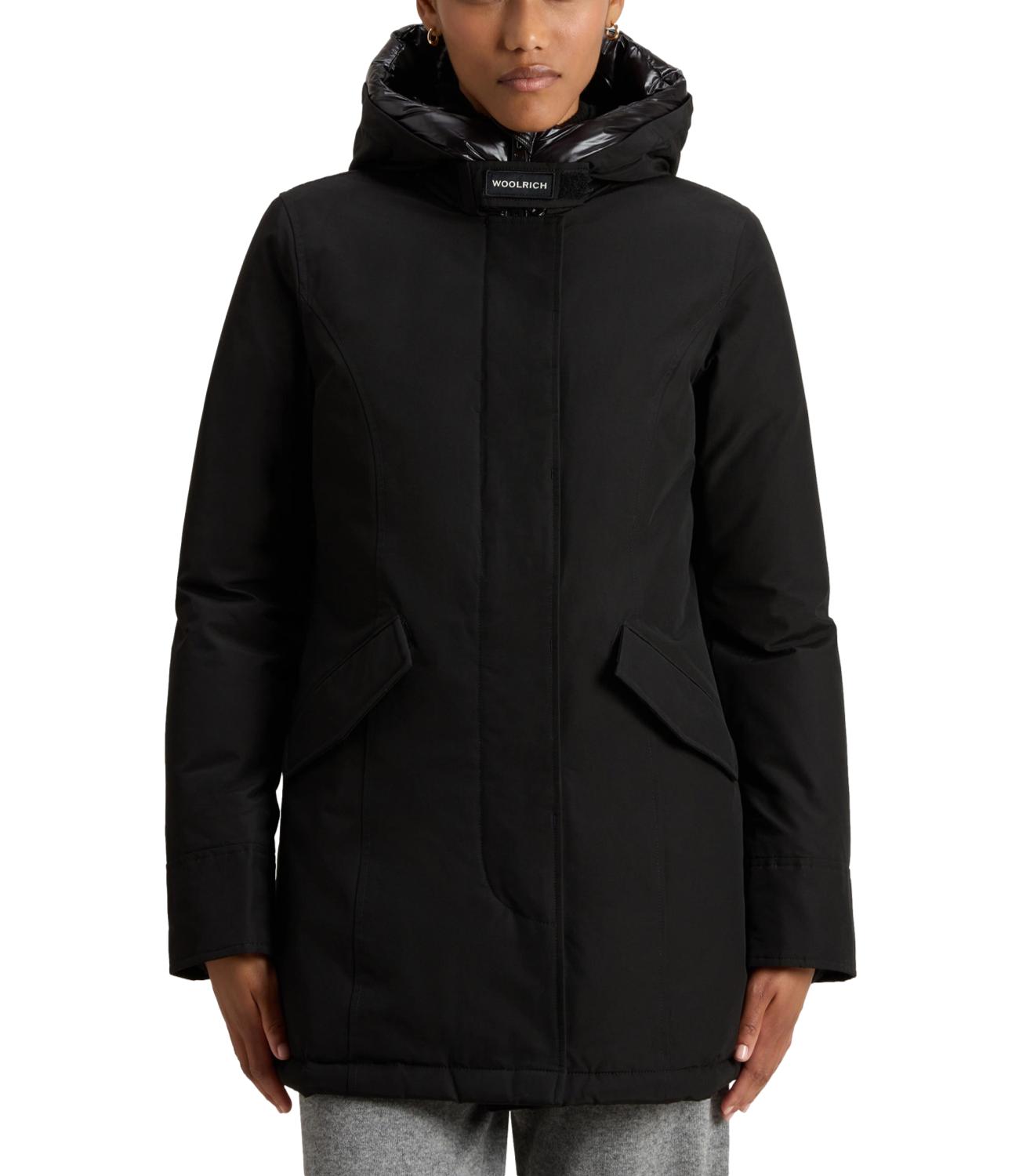 ARCTIC PARKA nero con cappuccio