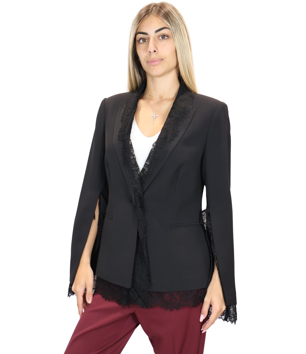 Blazer Actitude Twinset 262AT2070 Donna - Nero