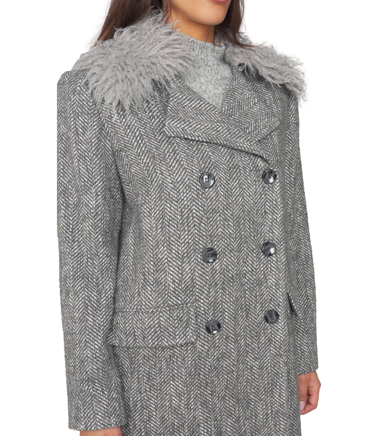 Cappotto Actitude Twinset 262AT2191 Donna - Grey Herringbone
