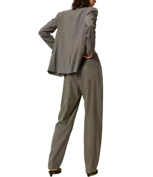 Pantalone Actitude Twinset 262AT2211 Donna - Grigio Medio Melange