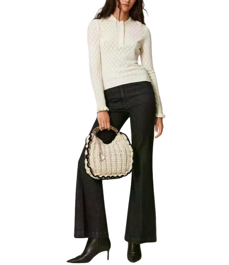 Polo Actitude Twinset 262AT3113 Donna - Neve