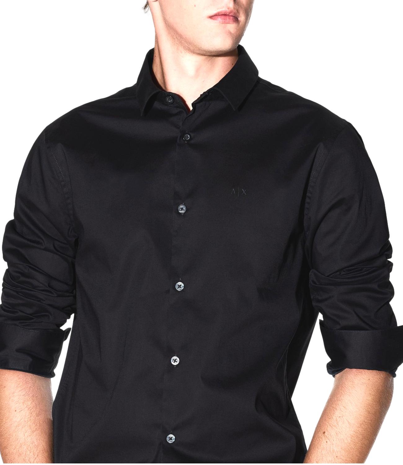 Camicia Armani Exchange 8NZC31ZN28Z Uomo - Black