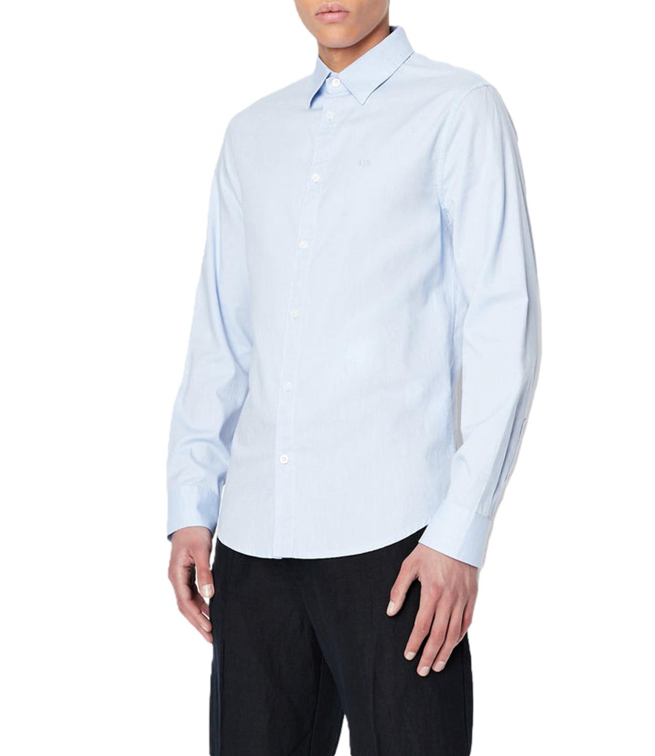 Camicia Armani Exchange 8NZCGBZ8ANZ Uomo - Light Blue Oxford/7b