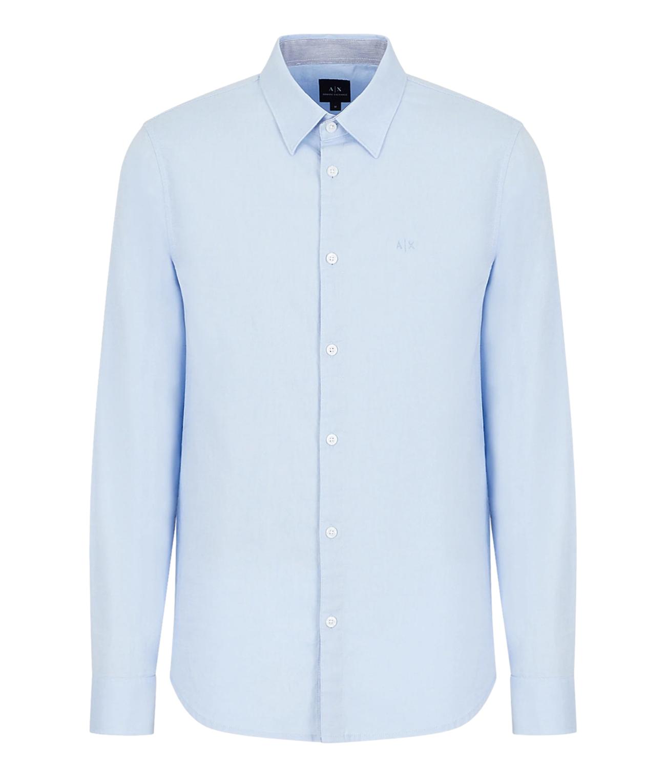Camicia Armani Exchange 8NZCGBZ8ANZ Uomo - Light Blue Oxford/7b