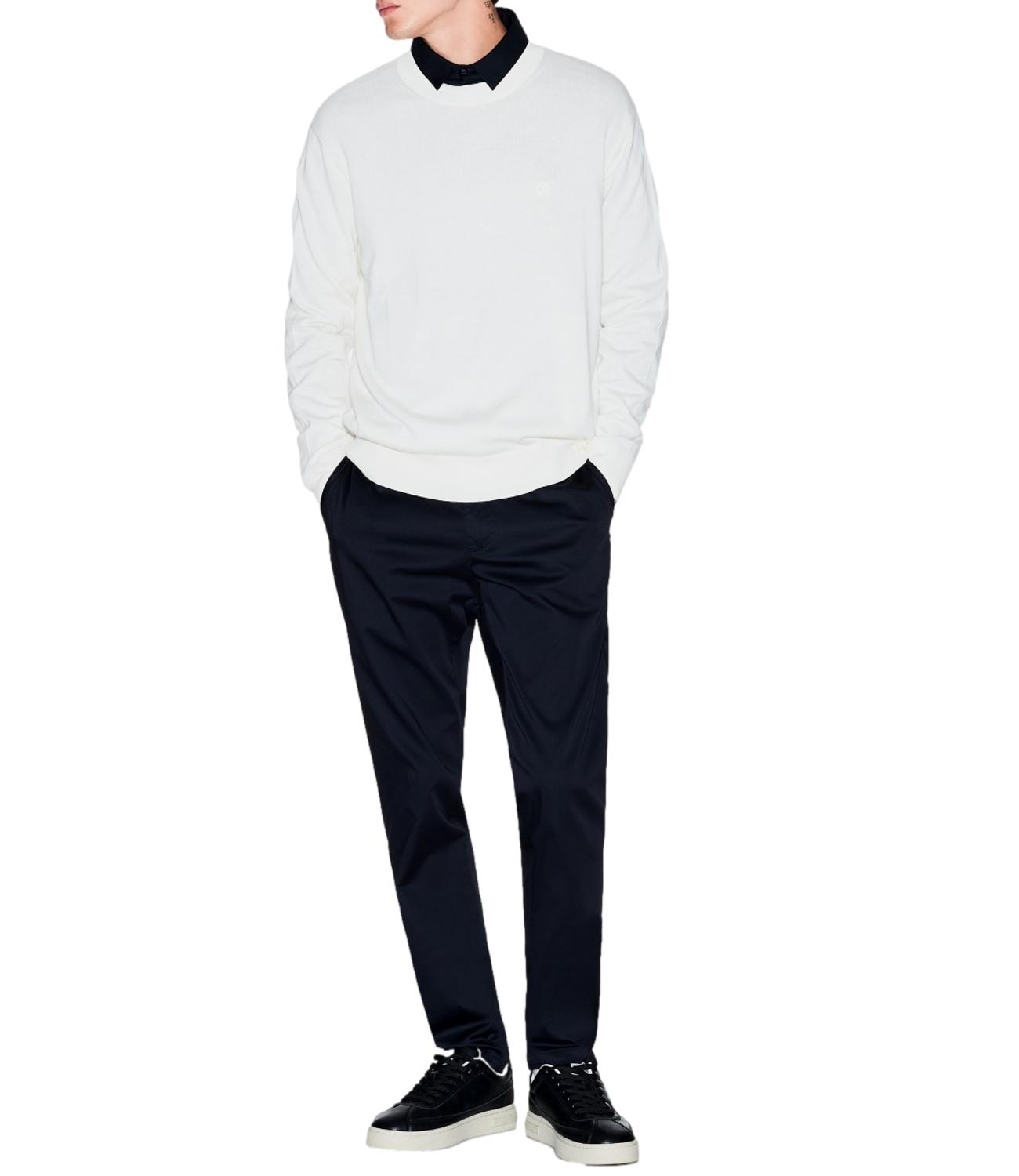 Pullover Armani Exchange XM000338AF12291 Uomo - Off White