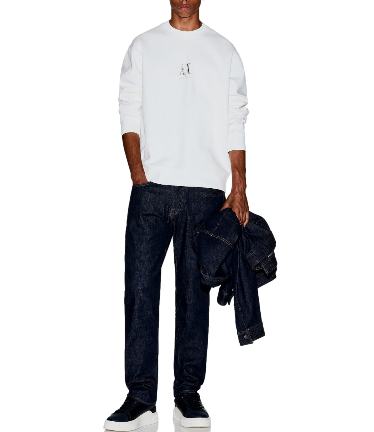 Felpa Armani Exchange XM000368AF10818 Uomo - Off White