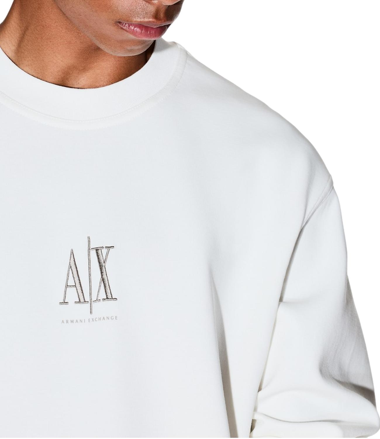 Felpa Armani Exchange XM000368AF10818 Uomo - Off White