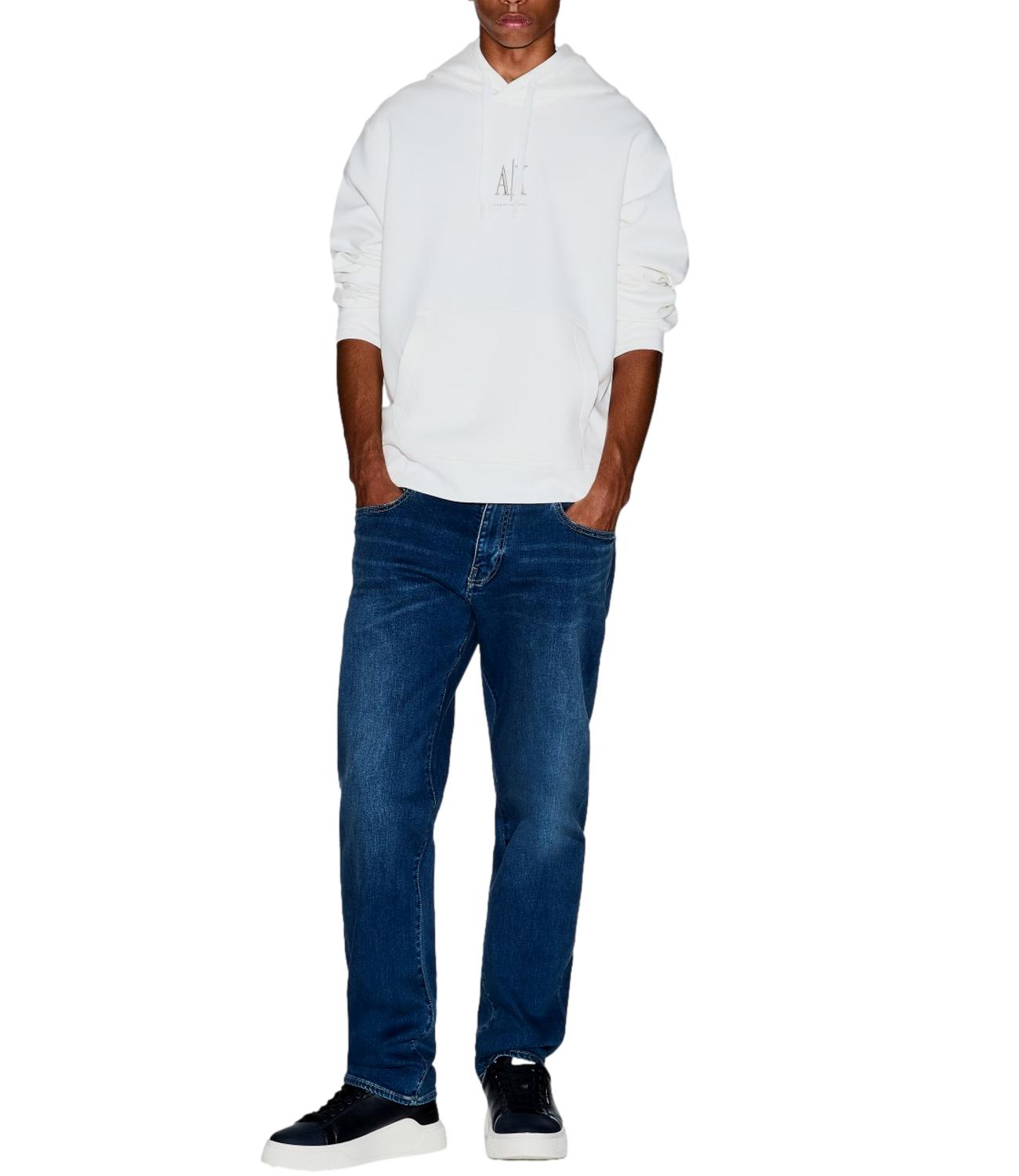 Felpa Armani Exchange XM000369AF10818 Uomo - Off White
