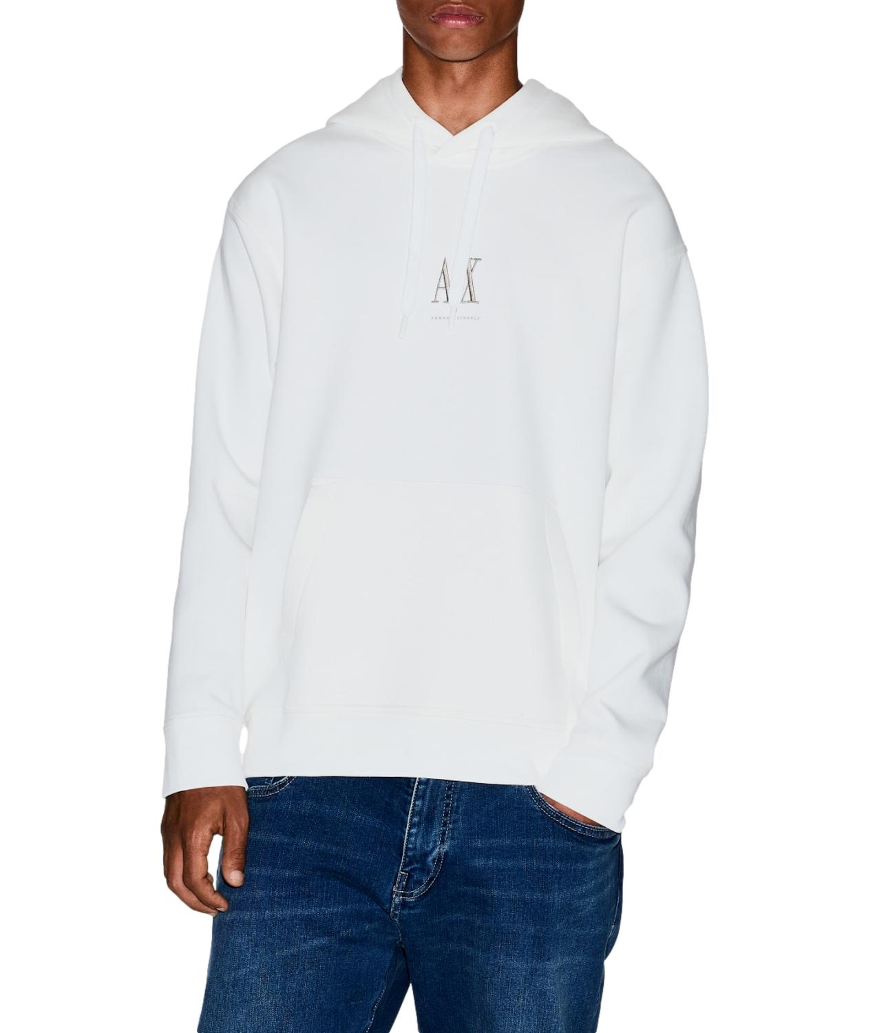Felpa Armani Exchange XM000369AF10818 Uomo - Off White