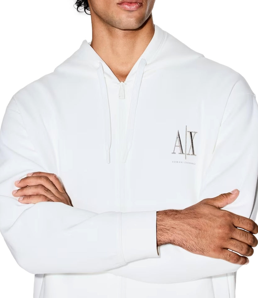 Felpa Armani Exchange XM000371AF10818 Uomo - Off White