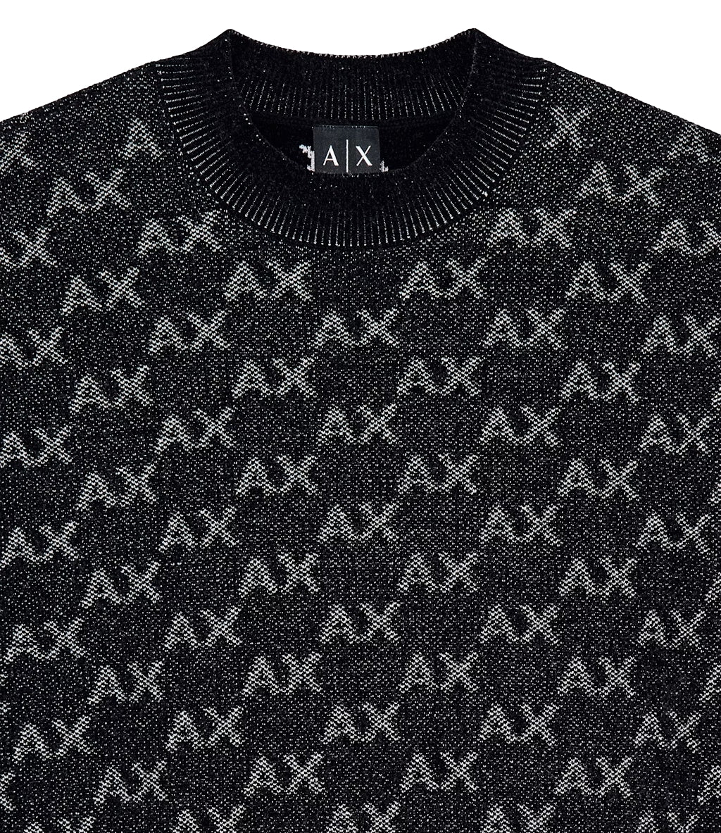 Pullover Armani Exchange XM002992AF16916 Uomo - Black/alloy Ax Small