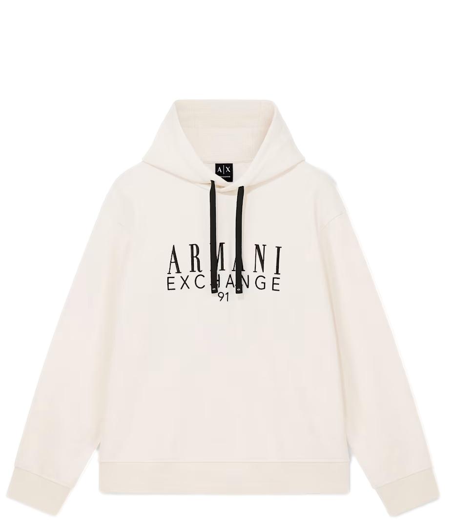 Felpa Armani Exchange XM003429AF10830 Uomo - Vintage Off White