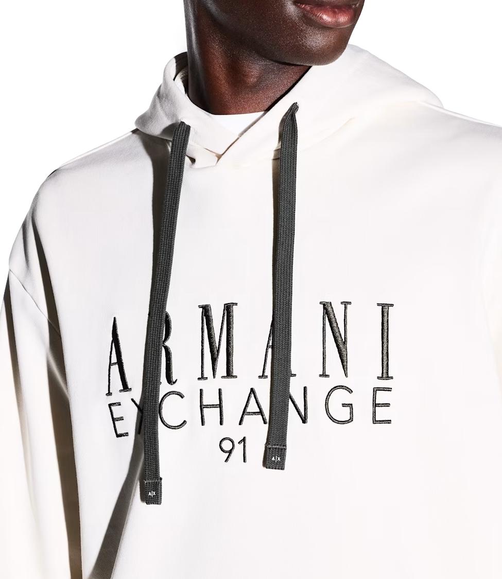 Felpa Armani Exchange XM003429AF10830 Uomo - Vintage Off White