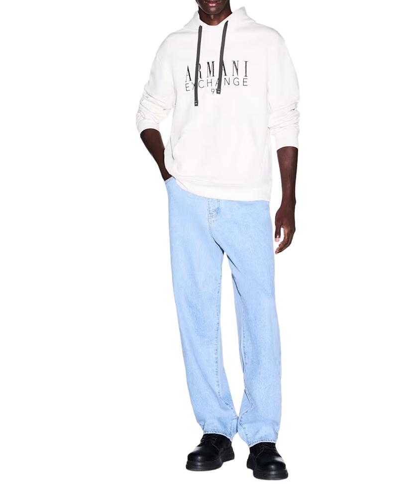 Felpa Armani Exchange XM003429AF10830 Uomo - Vintage Off White