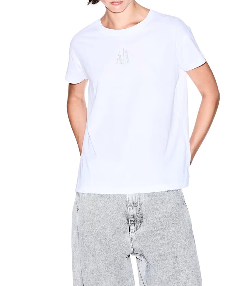T-Shirt Armani Exchange XW000830AF10356 Donna - Optic White