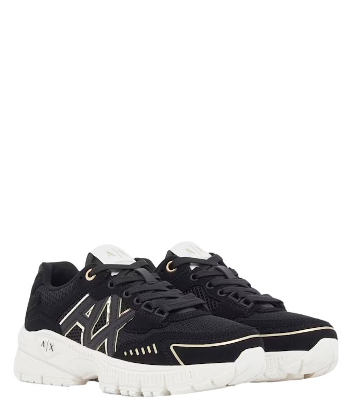 Sneakers Armani Exchange XW002153 AF22757 Donna - Black Pale Gold