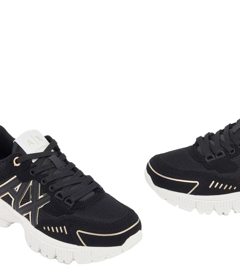 Sneakers Armani Exchange XW002153 AF22757 Donna - Black Pale Gold