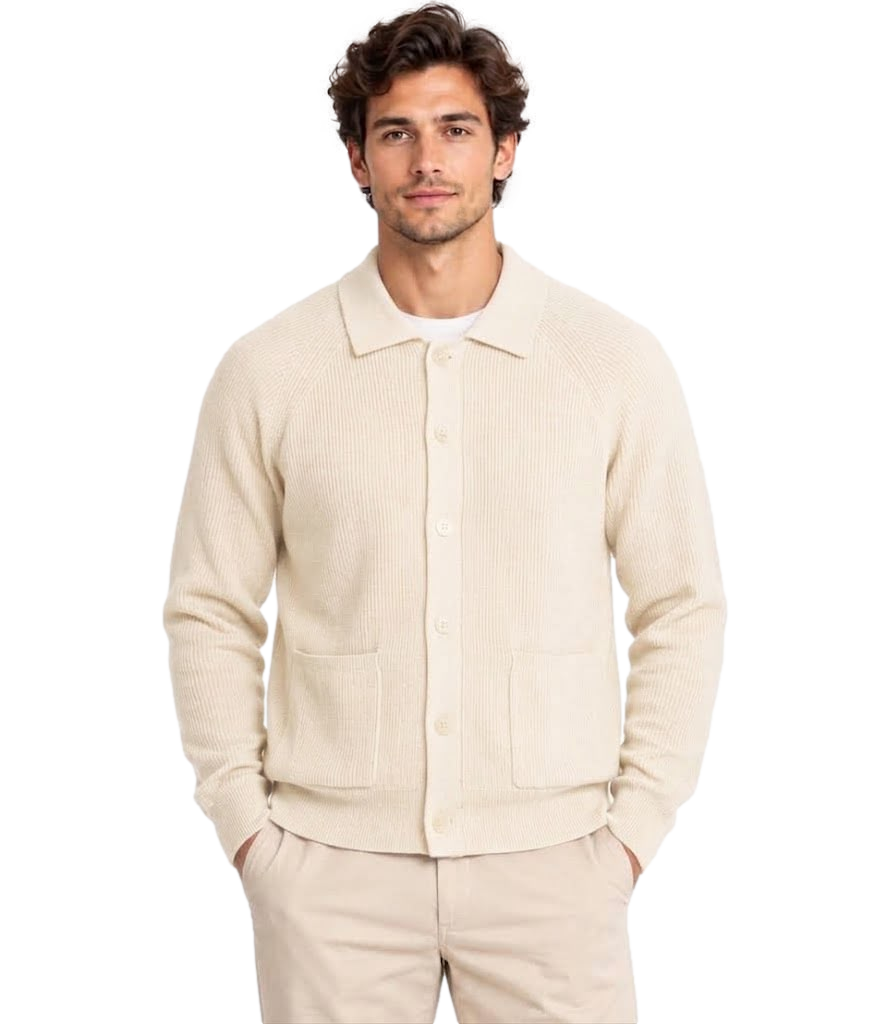 Cardigan At.p.co A33421L126 Uomo - Bianco