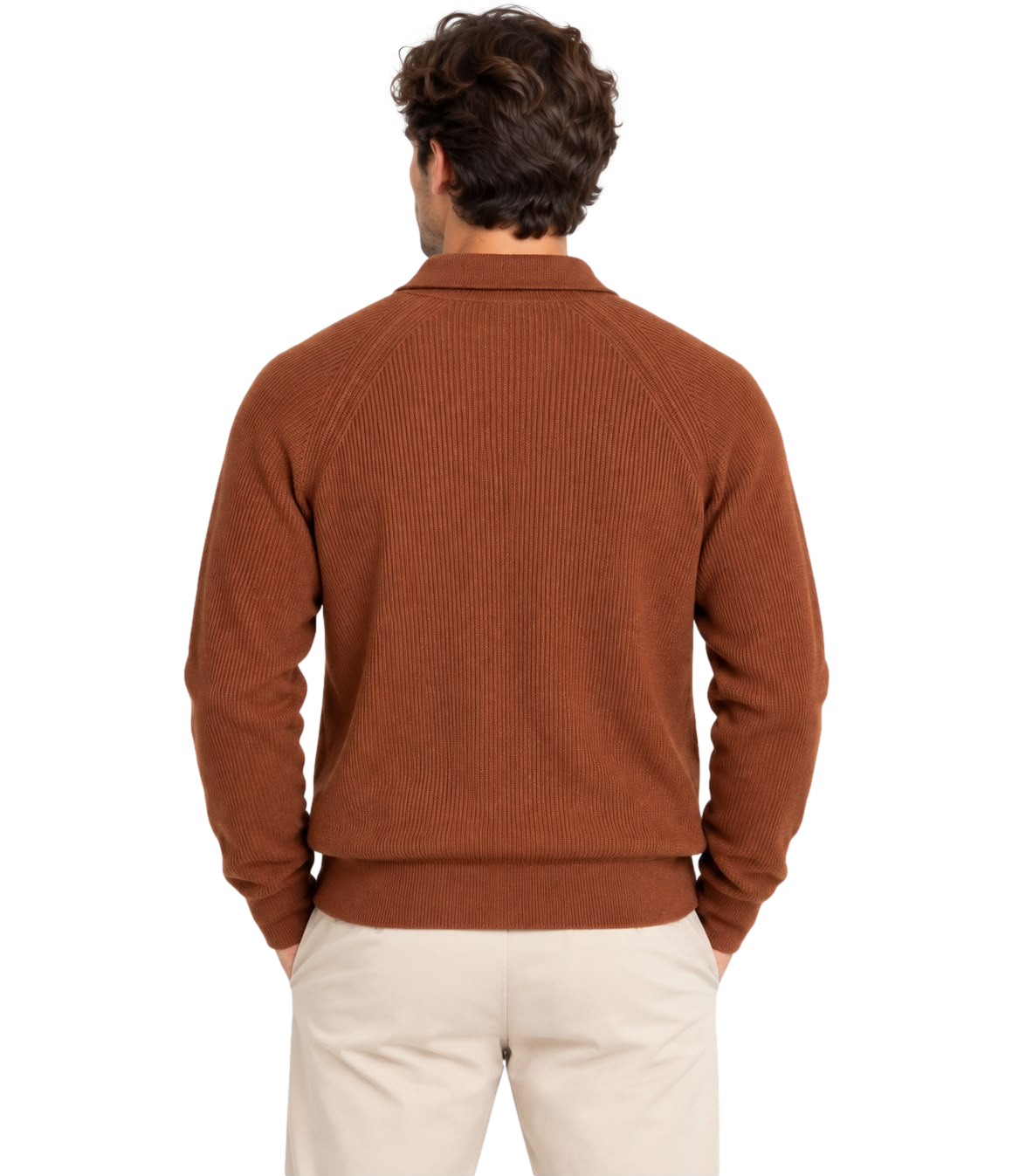 Cardigan At.p.co A33421L126 Uomo - Mattone
