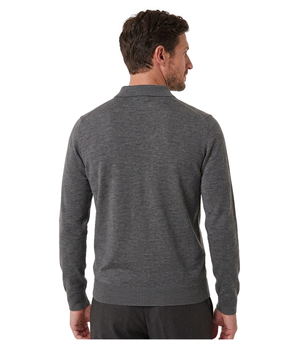 Polo At.p.co A334RAW2HERO Uomo - Grigio Melange