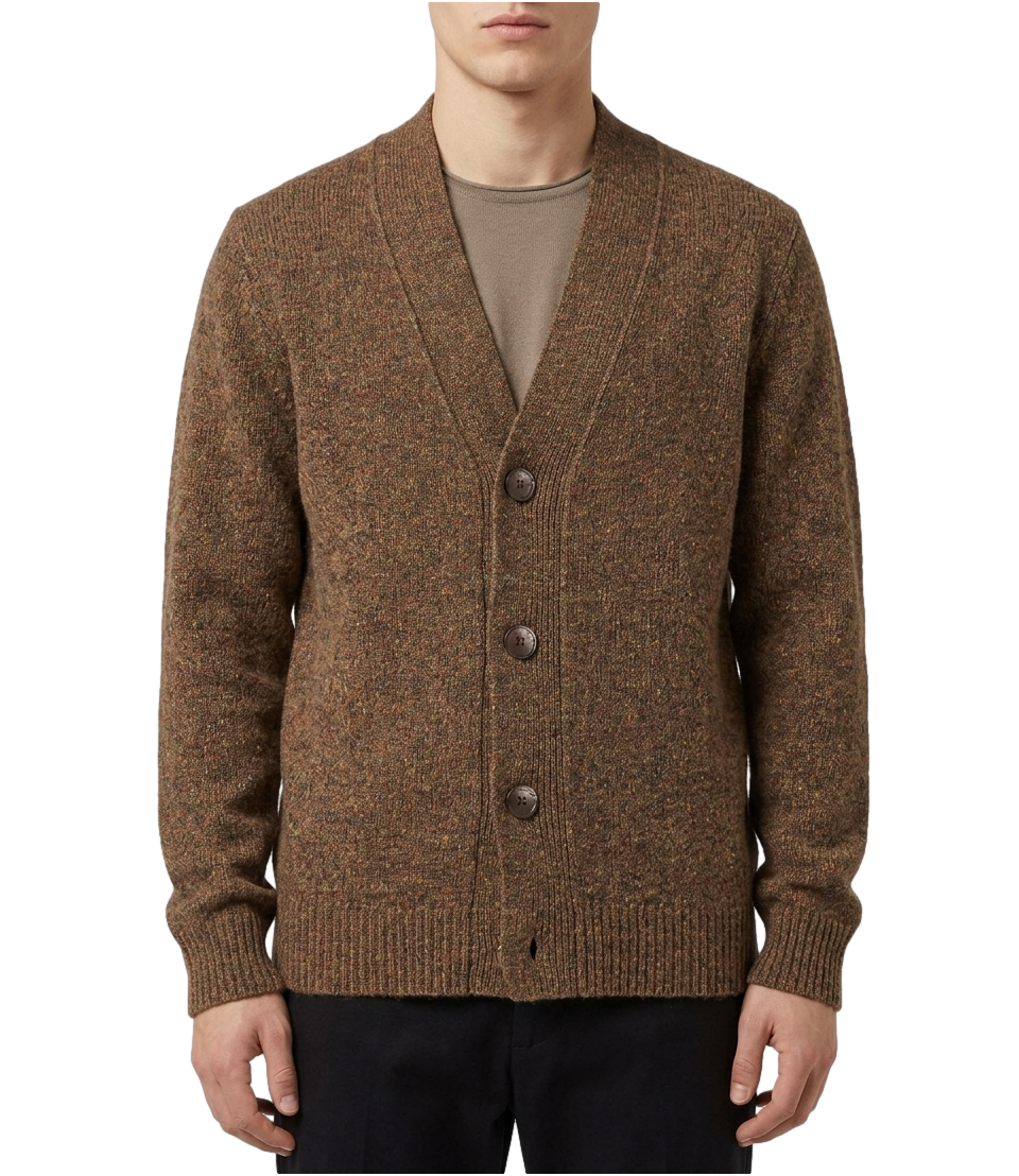 Cardigan At.p.co A334RAW3HERO Uomo - Verde Bosco