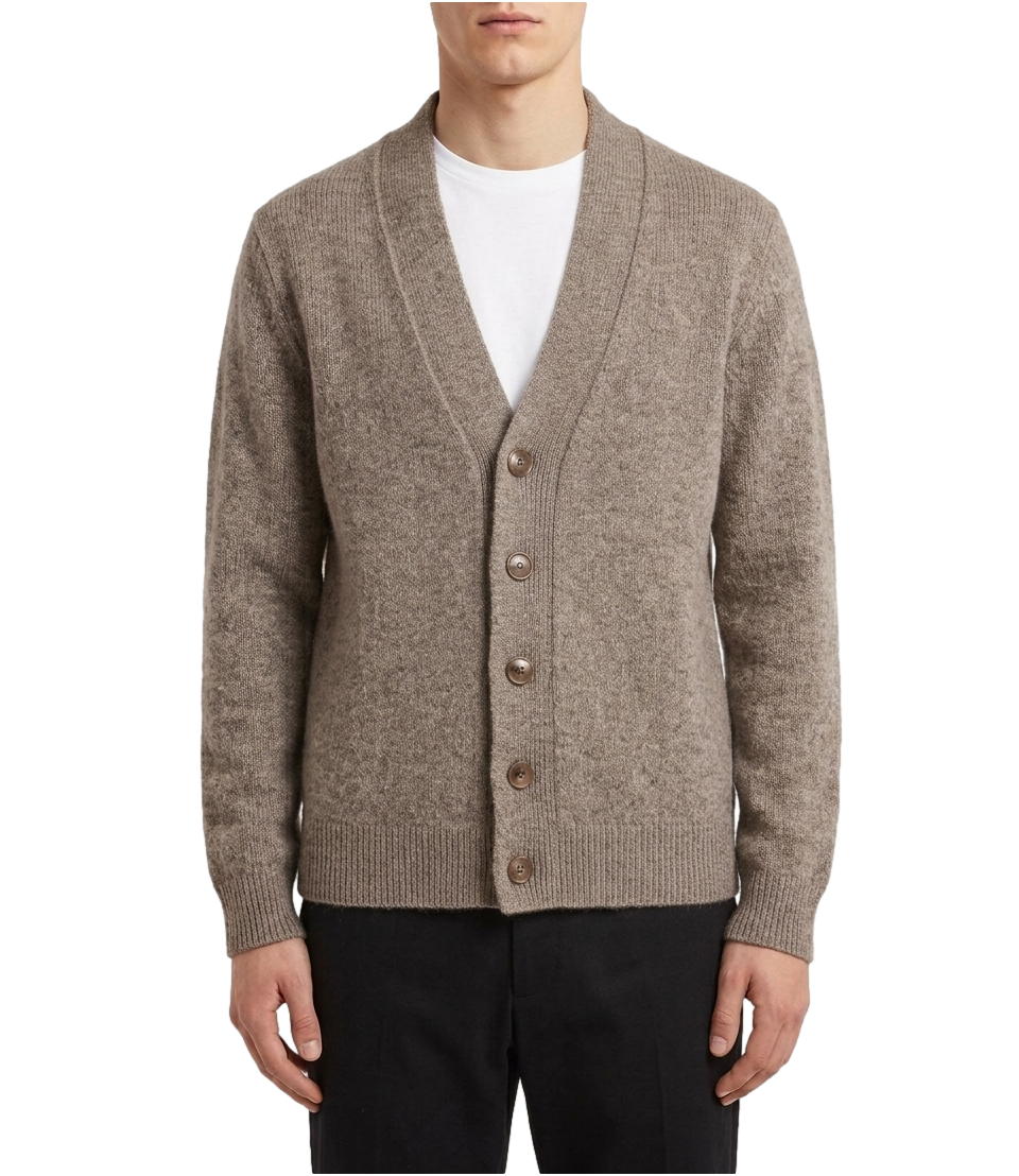 Cardigan At.p.co A334RAW3HERO Uomo - Grigio Melange