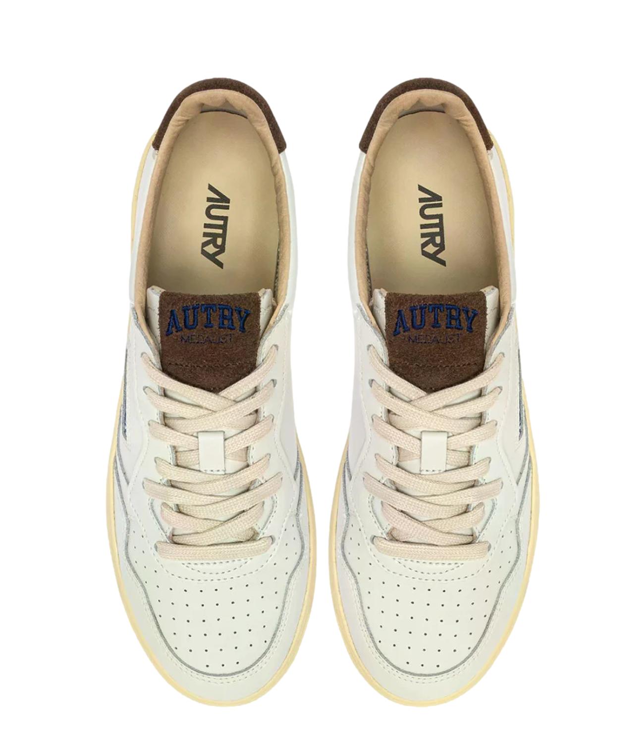 Sneakers Autry AULM HJ03 Uomo - Lea/suecollegwht/chocochip