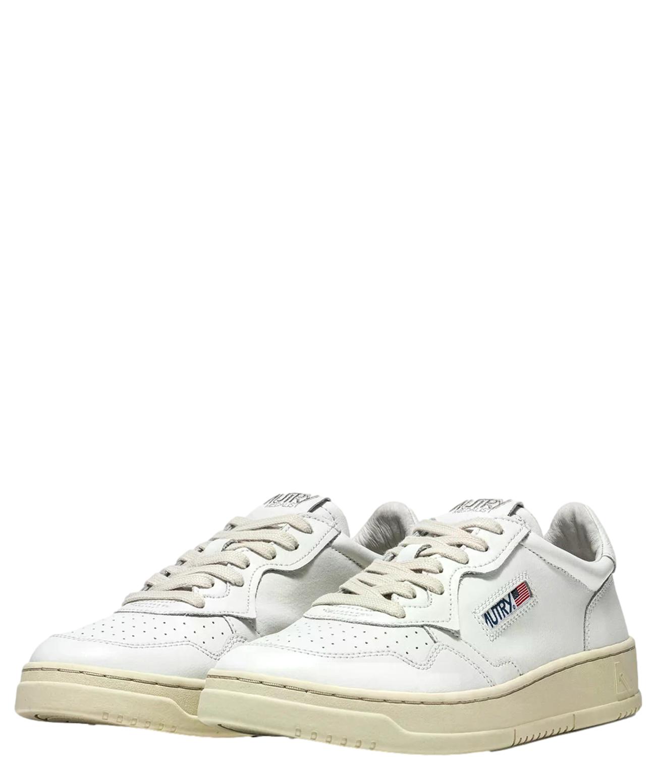 Sneakers Autry AULM LL15 Uomo - Leat/leat Wht/wht