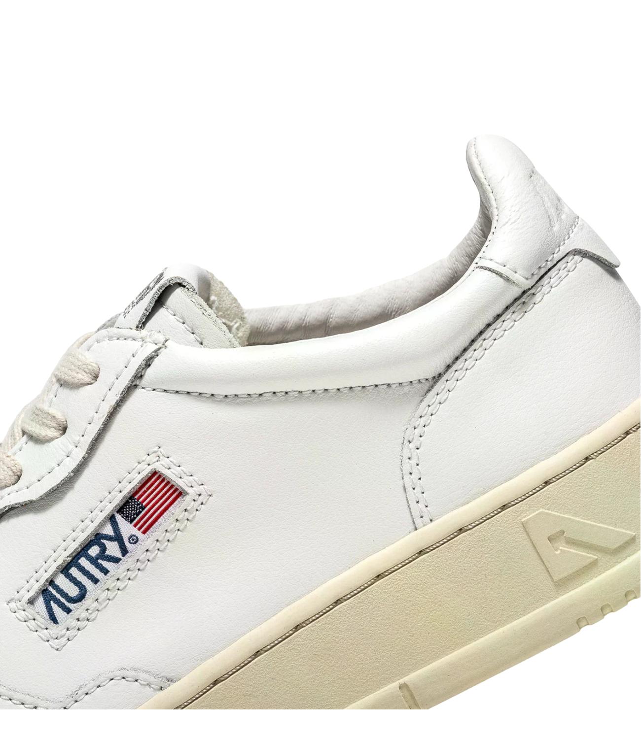 Sneakers Autry AULM LL15 Uomo - Leat/leat Wht/wht