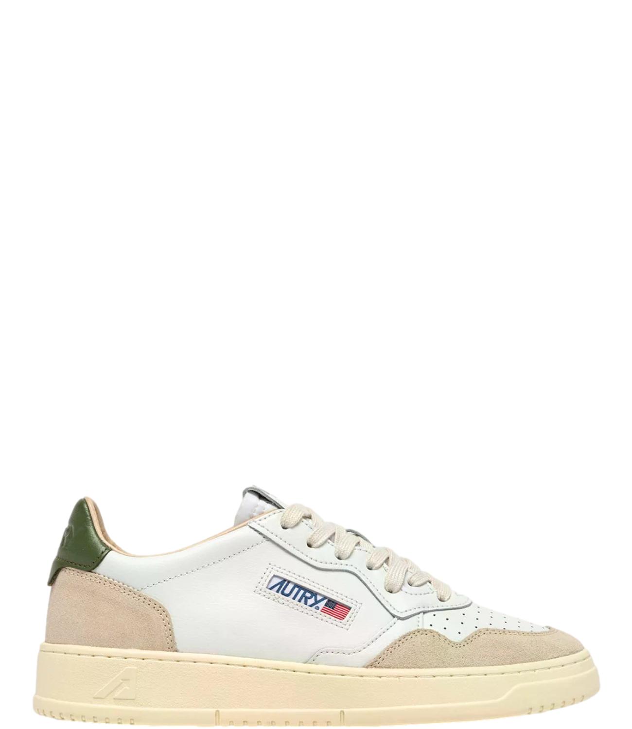 Sneakers Autry AULM LS17 Uomo - Leat/suede/whi/bronze Green
