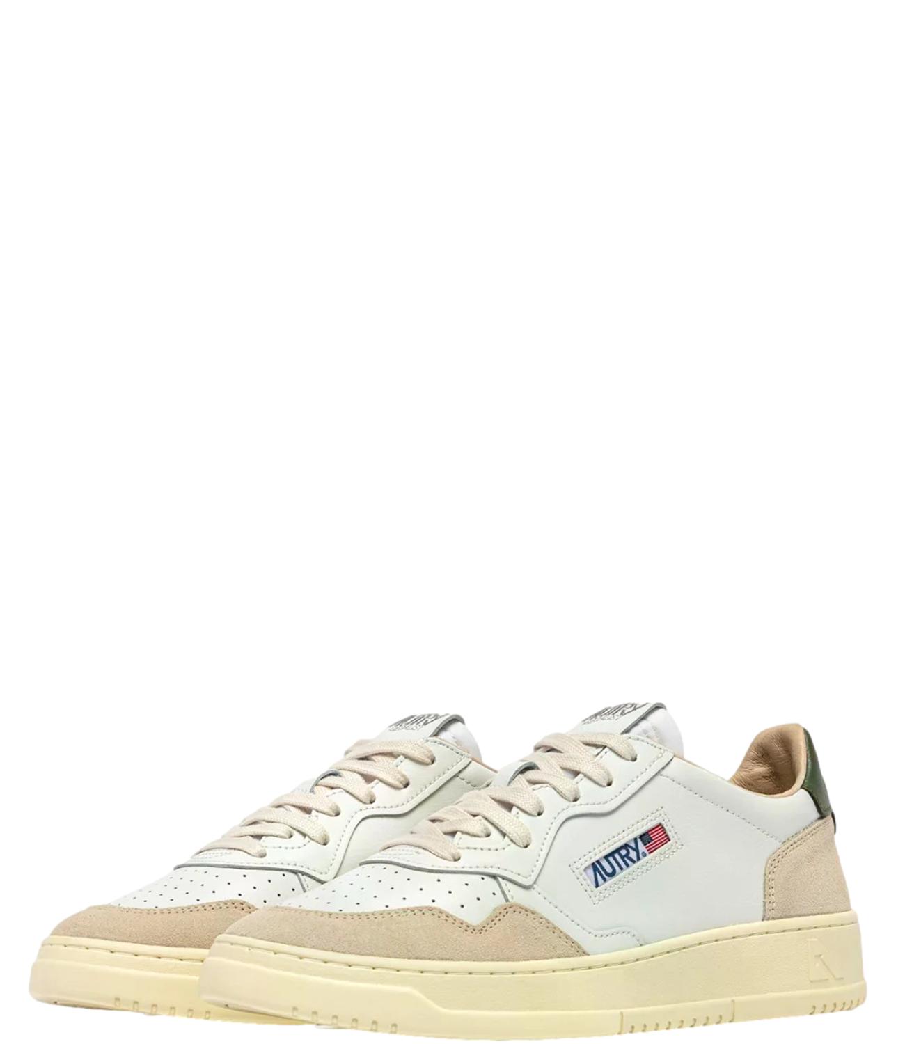 Sneakers Autry AULM LS17 Uomo - Leat/suede/whi/bronze Green