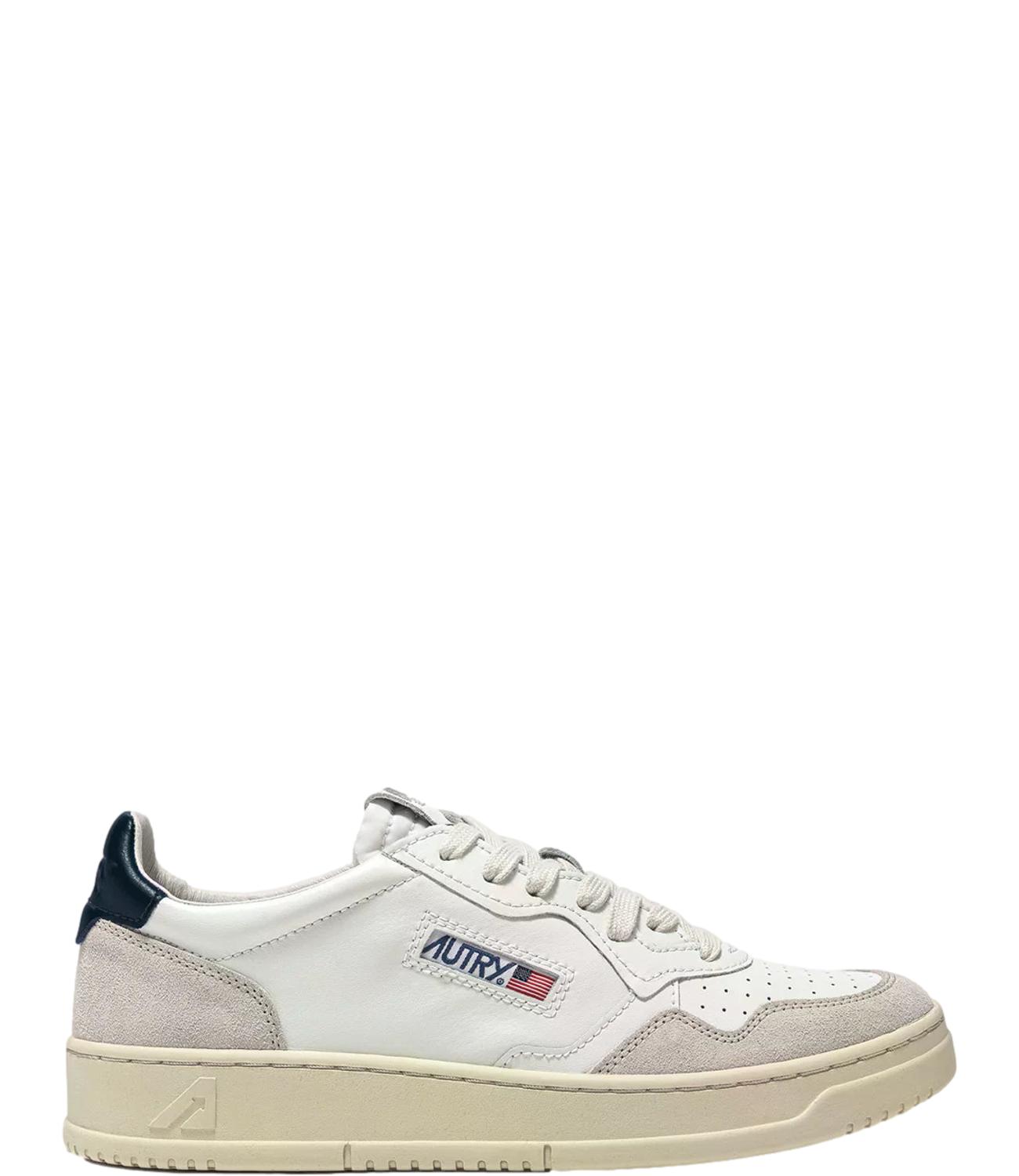 Sneakers Autry AULM LS28 Uomo - Leat/suede Wht/blue