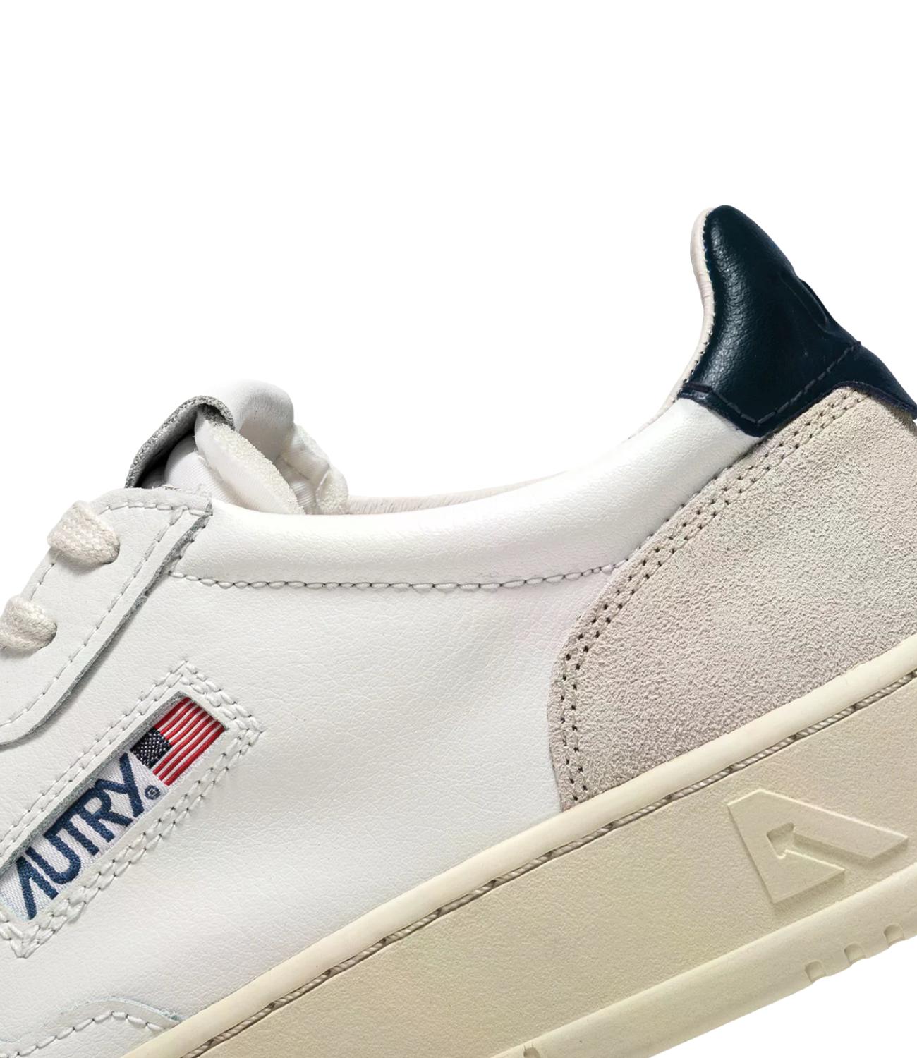 Sneakers Autry AULM LS28 Uomo - Leat/suede Wht/blue