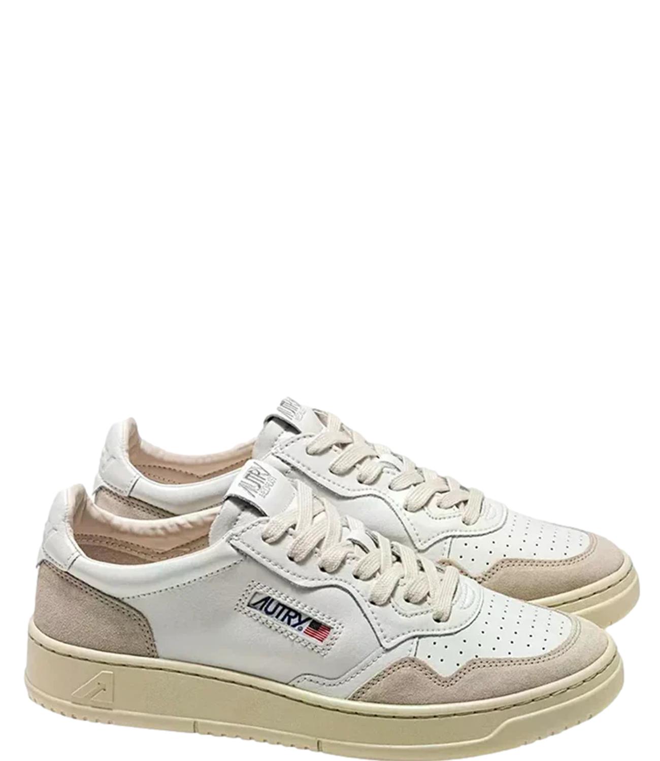 Sneakers Autry AULM LS33 Uomo - Leat/suede White