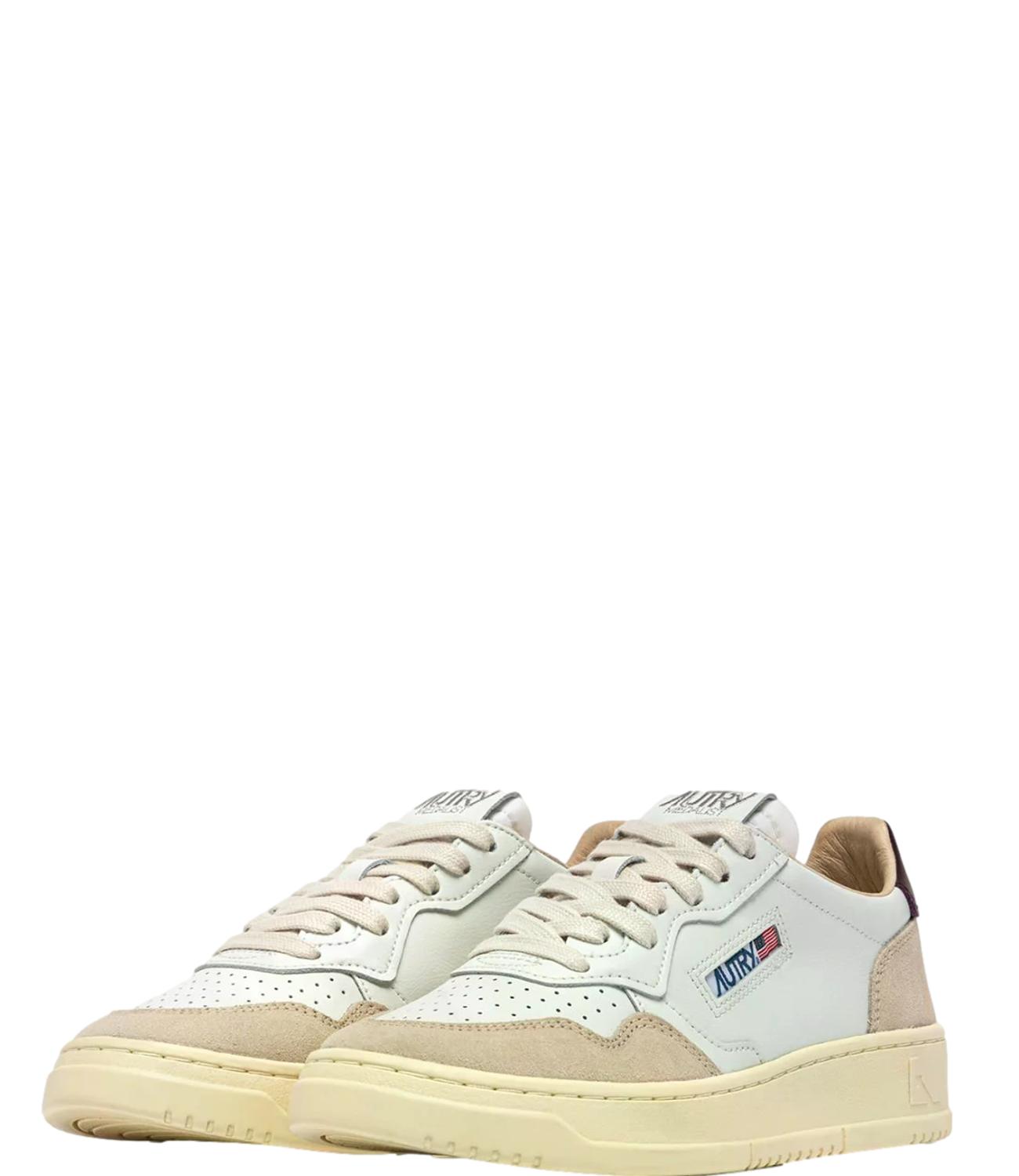 Sneakers Autry AULW LS18 Donna - Leat/suede Wht/fig