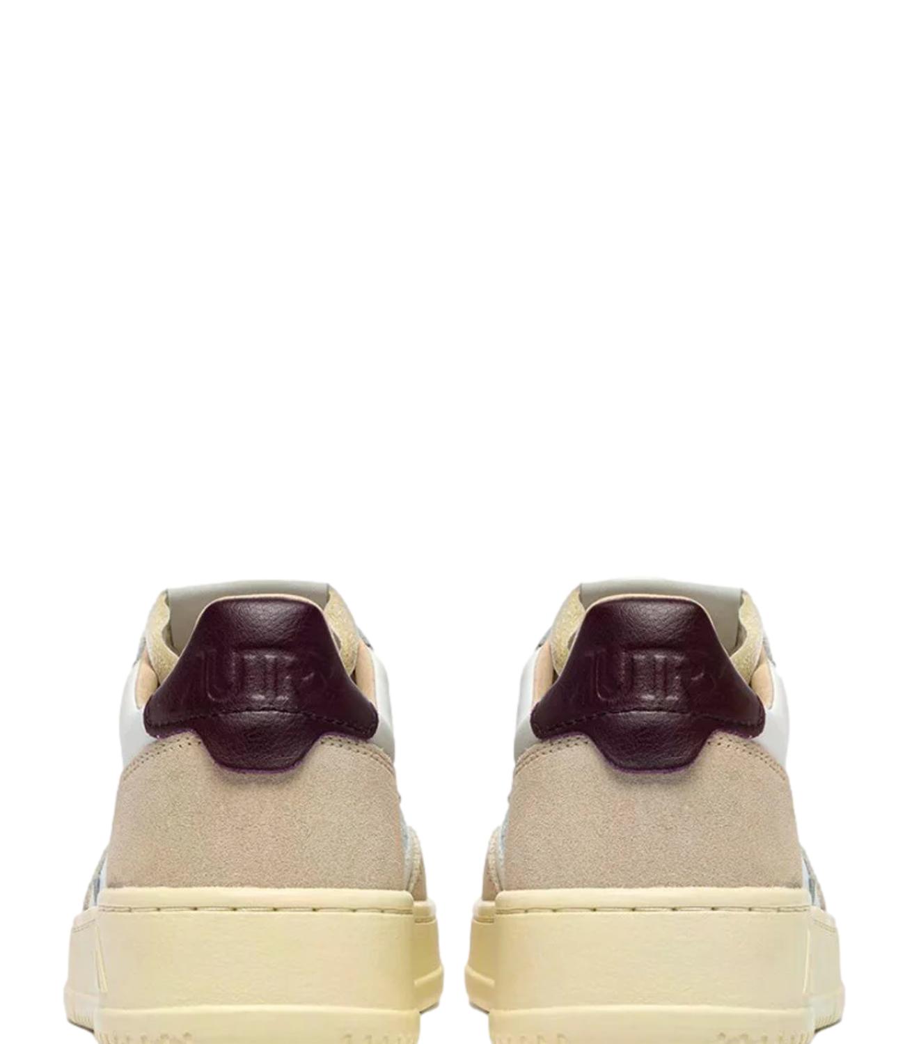 Sneakers Autry AULW LS18 Donna - Leat/suede Wht/fig
