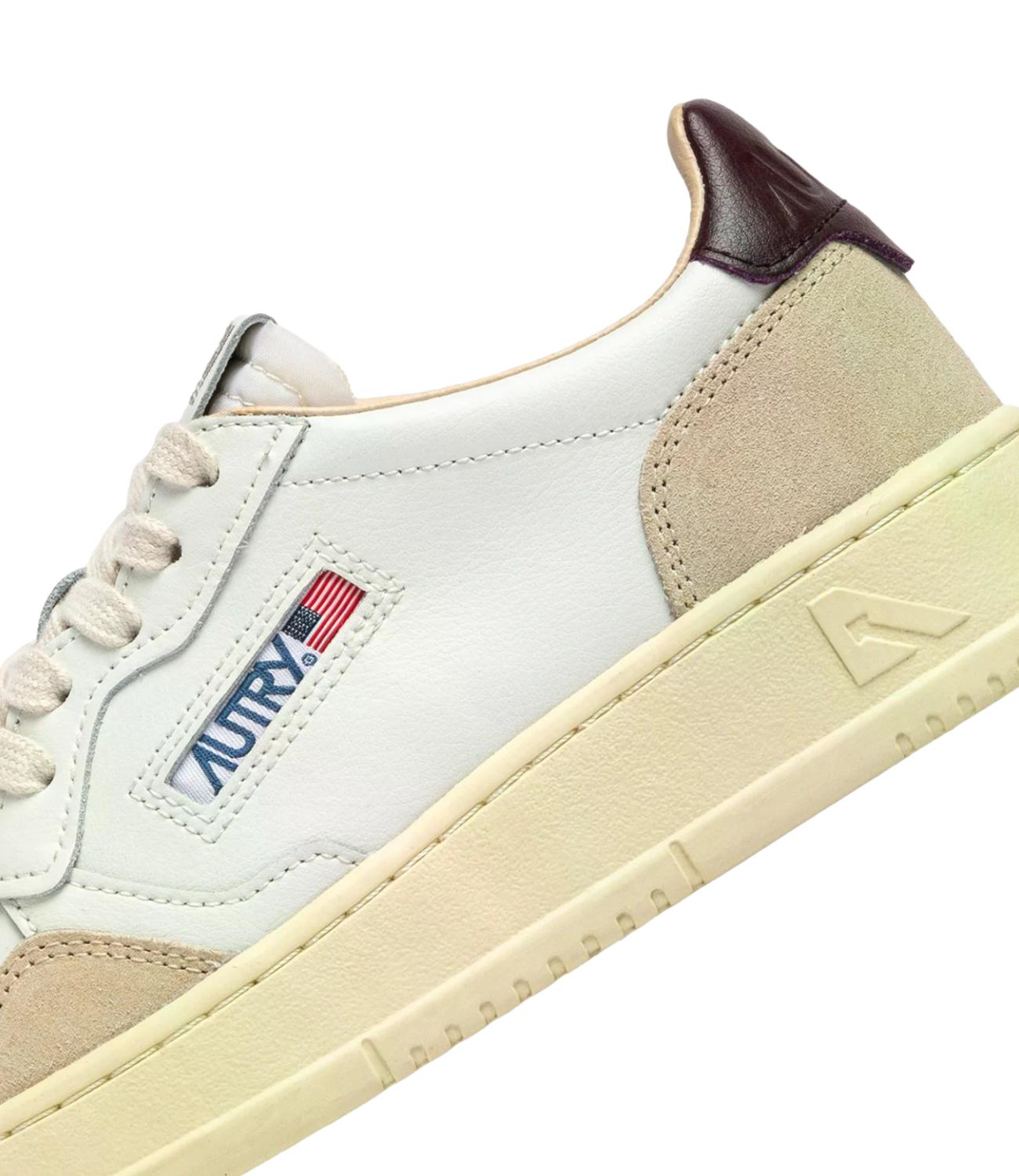 Sneakers Autry AULW LS18 Donna - Leat/suede Wht/fig