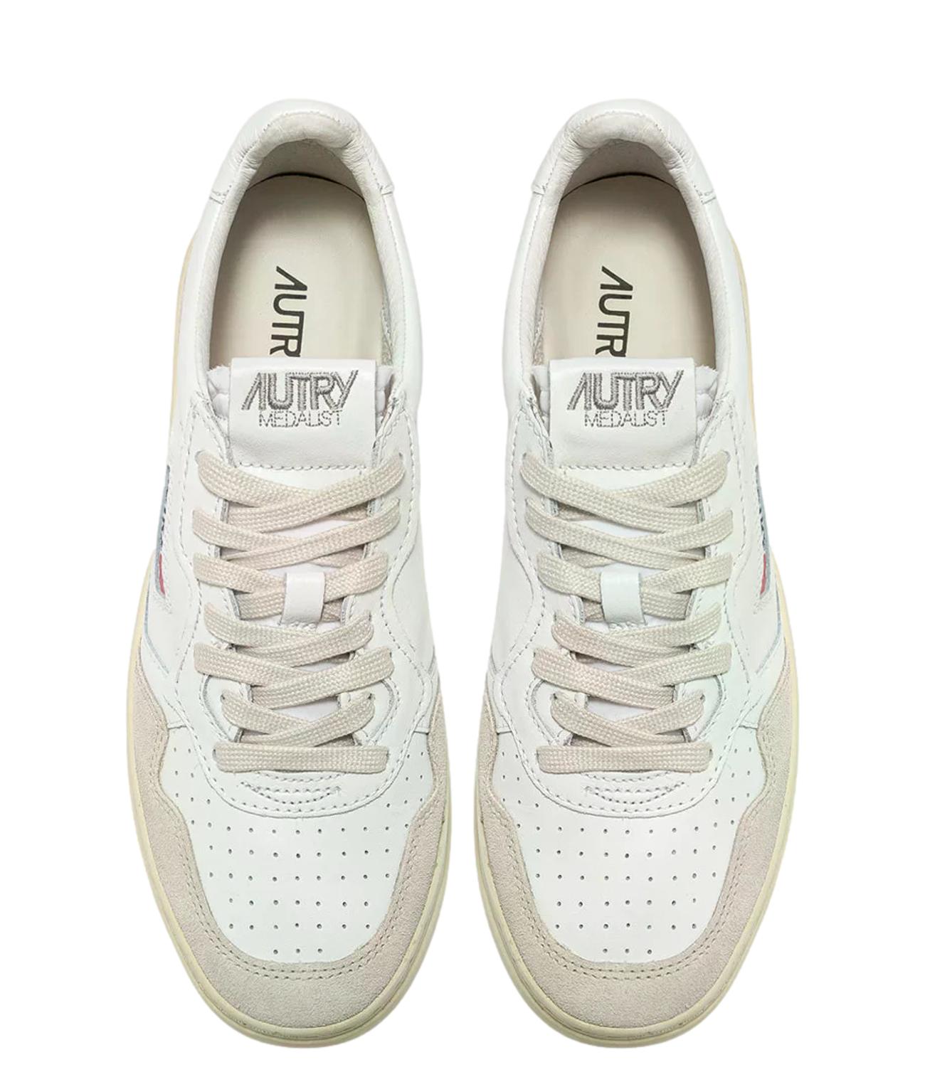 Sneakers Autry AULW LS33 Donna - Leat/suede White