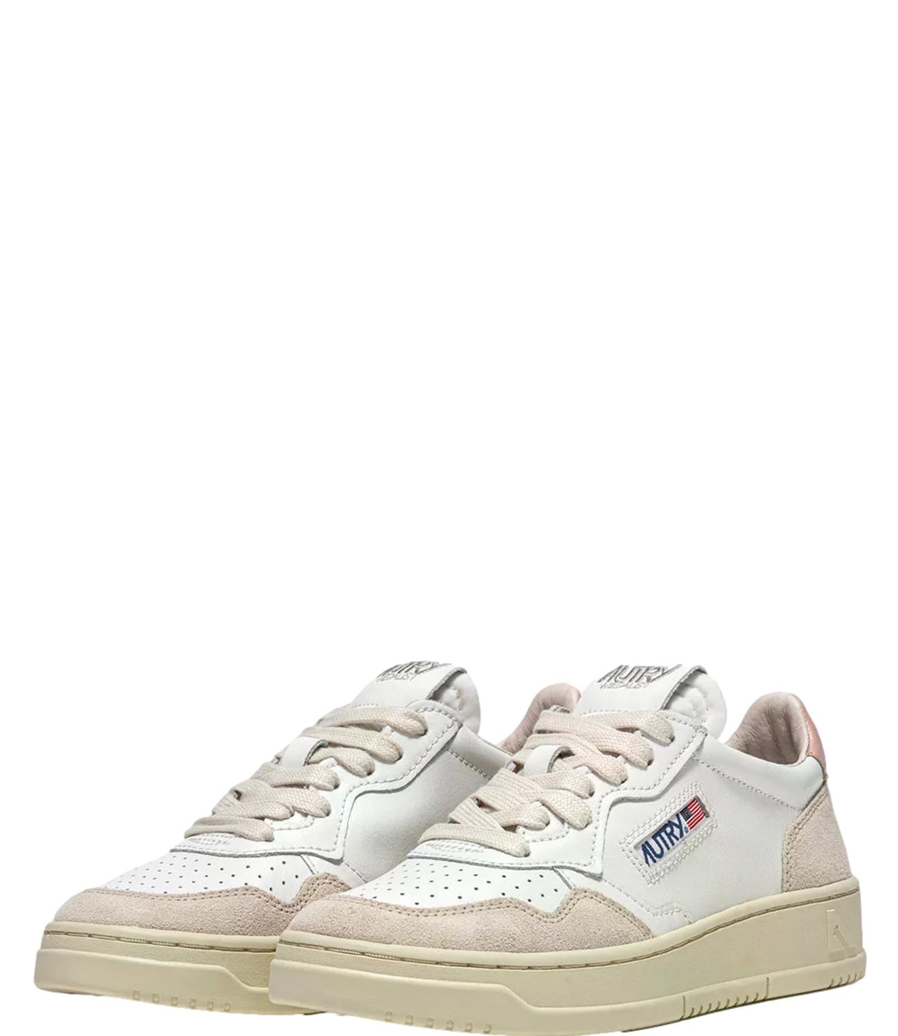 Sneakers Autry AULW LS37 Donna - Leat/suede Wht/pow