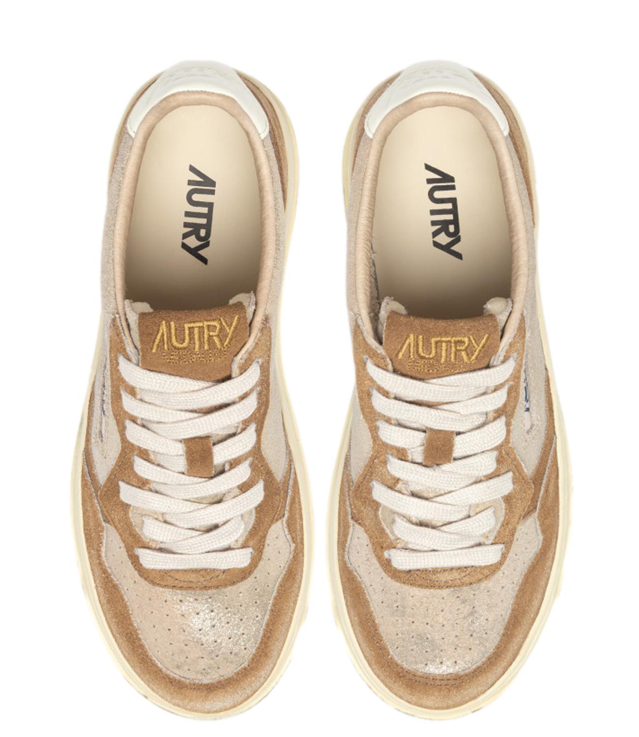 Sneakers Autry AULW YB01 Donna - Lamlea/sue Plat/beige