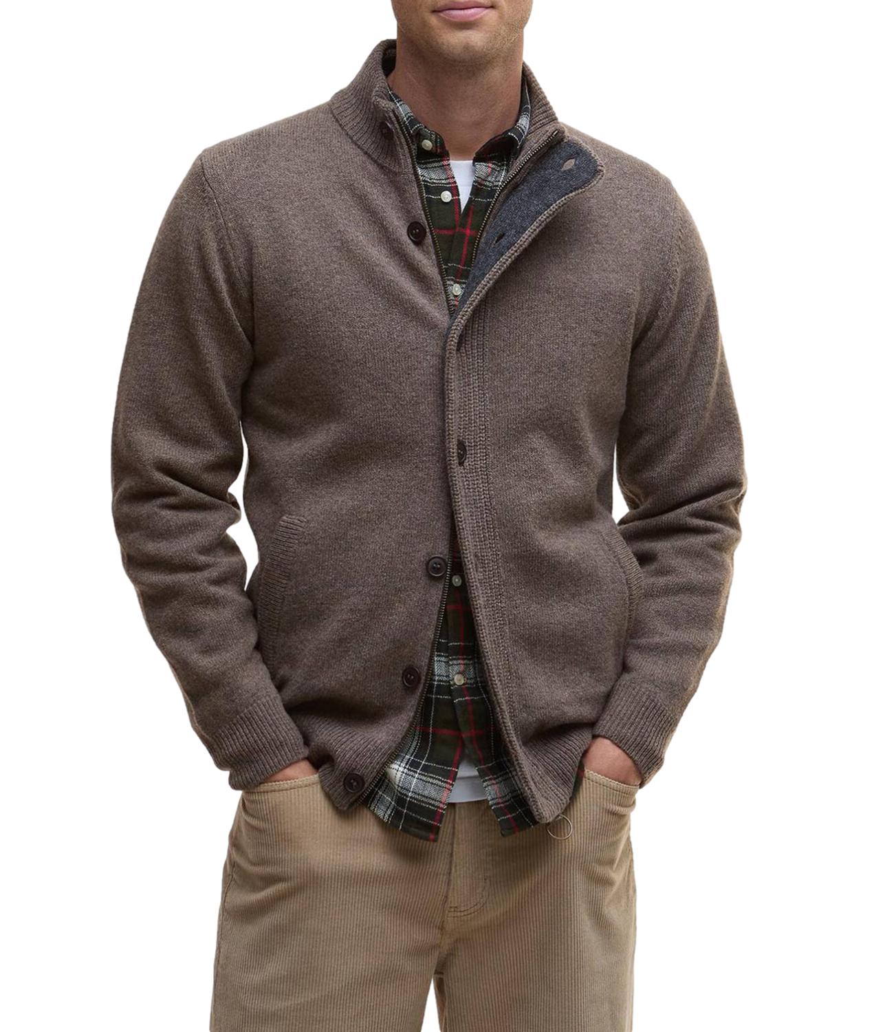Cardigan Barbour 262MMKN0731 Uomo - Dark Stone